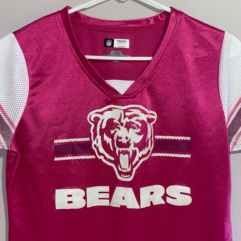 NFL BEARS JERSEY || WOMENS SIZE M || PINK